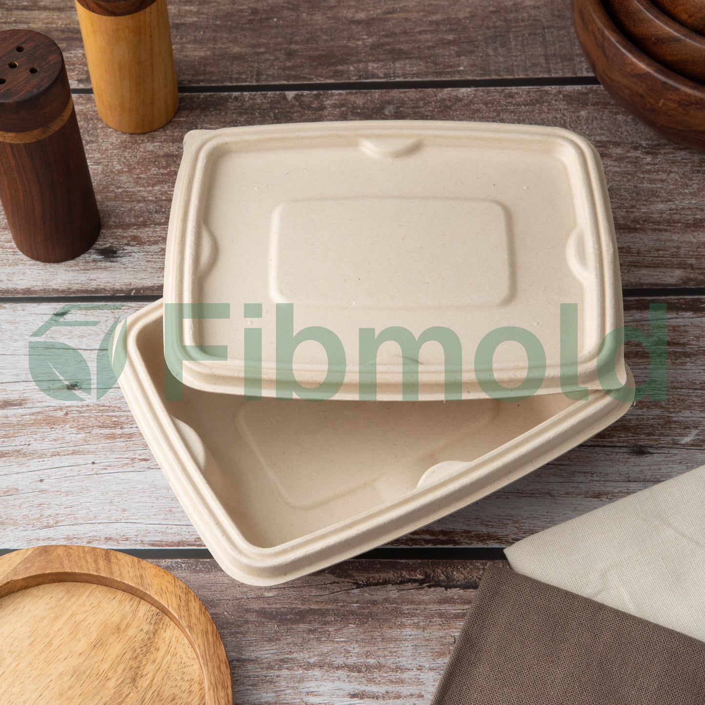 Rectangular Container with lid 500 ml
